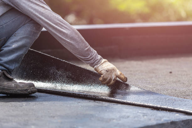 Professional Exterior Waterproofing technician working in Rockwood, MI